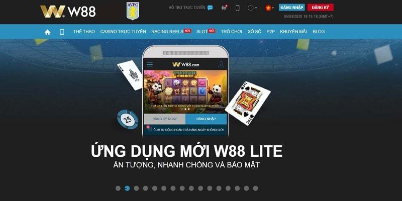 Sơ lược thông tin về ứng dụng nhà cái cá cược W88